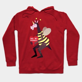 Bee My Honey Unicorn Hoodie